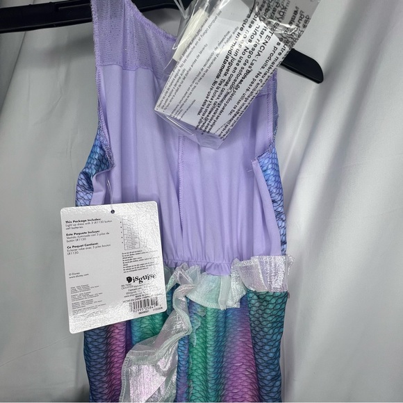 Disney Princess The Little Mermaid Ariel Girls Costume Size Medium (7/8) NWT - Picture 2 of 11